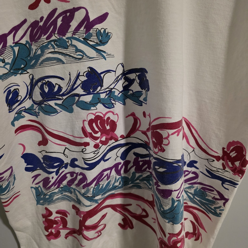 Gilda Marx Colorful Abstract Graphic T-Shirt One Size Vintage 1993 - Picture 5 of 15